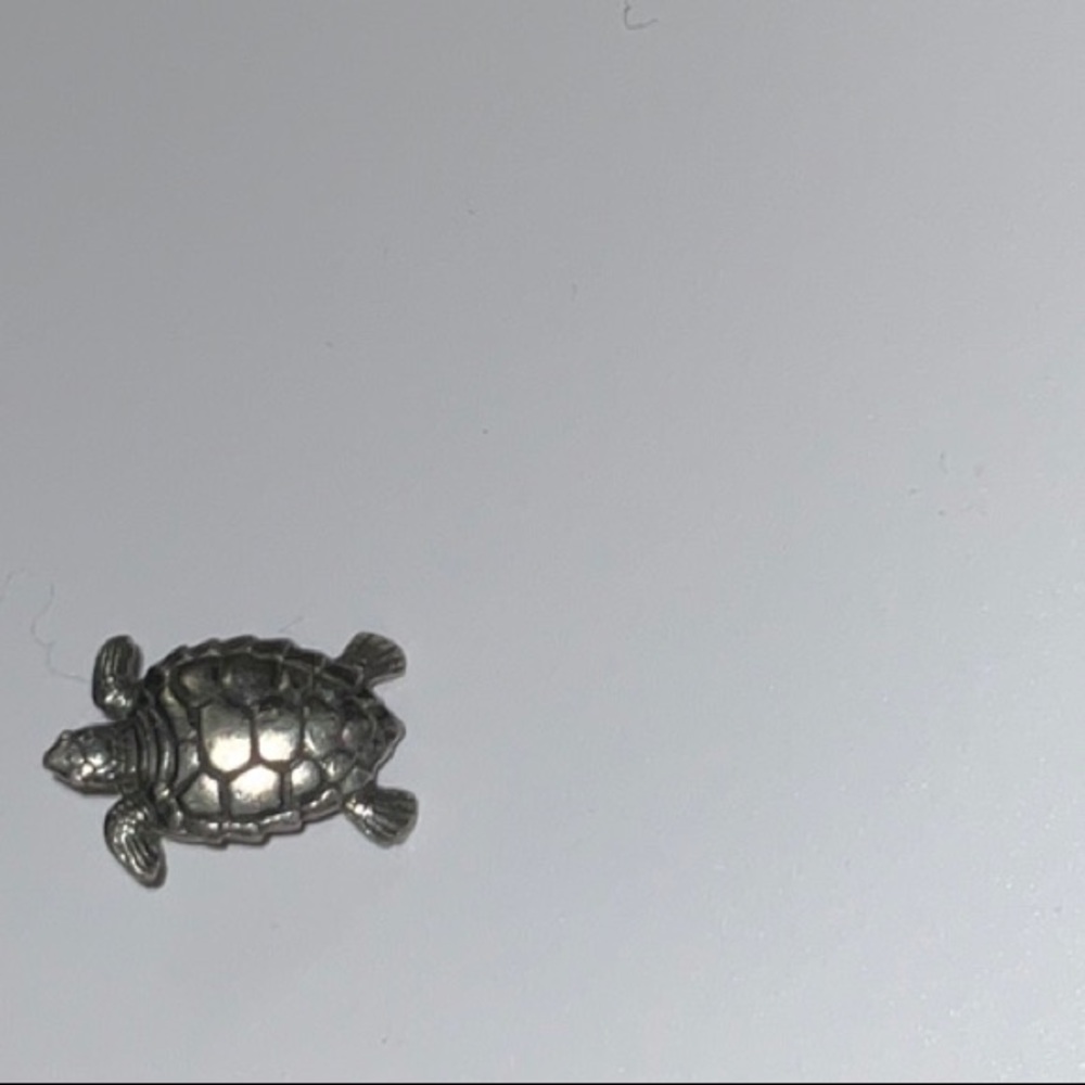 Danforth Pewter 1993 Turtle Scatter Lapel Pin Signed Vintage Unisex